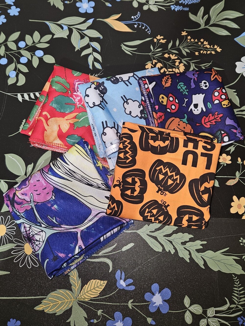 Bundle Of 5 Lush Wrap Scarves